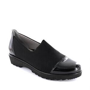 NEW ARA women's miriam slip on loafer in black